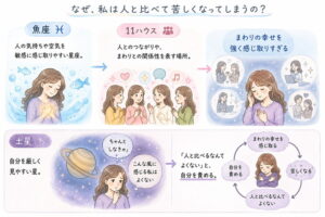 土星魚座11ハウス