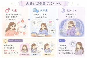 火星双子座12ハウス